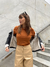 CHAQUETA PIEL C/ BOTONES (GRIS TOPO) - tienda online