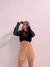 SWEATER CROP HILO CALADO M/LARGA