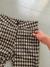 PANTALON CHUPIN ELASTIZADO, BOLSILLO OJAL DE CUADROS