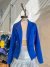 BLAZER ELASTIZADO CON BOTON Y BOLSILLO OJAL - tienda online