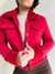 CHAQUETA PIEL C/ BOTONES (ROJO)