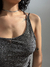 VESTIDO 1 HOMBRO C/ FRUNCE LATERAL LUREX - tienda online