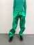 (TEENS) PANTALÓN PARACHUTE SIRÉ VERDE OSCURO BRILLOSO