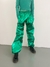 (TEENS) PANTALÓN PARACHUTE SIRÉ VERDE OSCURO BRILLOSO - GROUNGE MAYORISTA