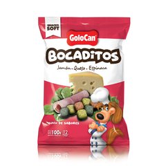 BOCADITOS 100GR JAM/QUESO/ESPINACA GOLOCAN
