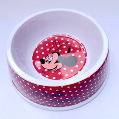 COMBO 2 EN 1 COMEDERO Y BEBEDERO MINNIE en internet