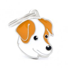TAG WHITE AND BROWN JACK RUSSEL