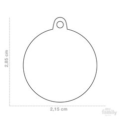 TAG RED SMALL CIRCLE - comprar online