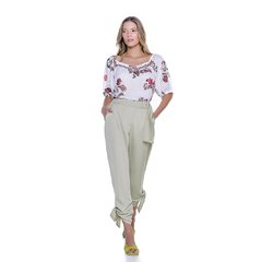 Calça Oliva Amarração - 8987 - comprar online