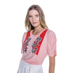Blusa Aplicação Bordada - 9150