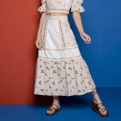 Saia Laise com renda - 3664