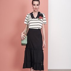 Blusa polo P&B com aplicação - 8450