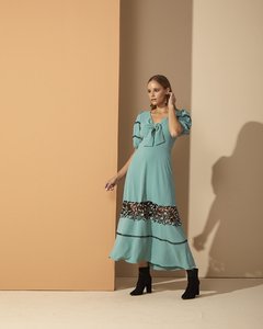 Vestido Laço e Rendas - 9234 - comprar online