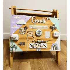 Baby Play Art - Tablero didáctico con pizarra