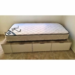 Cama Box Con Colchón