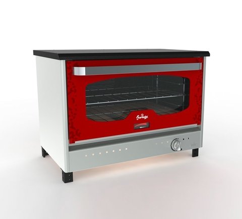 Horno Pizzero 6 Moldes Usman Cristal Puerta De Vidrio A Gas – Hogar Soria