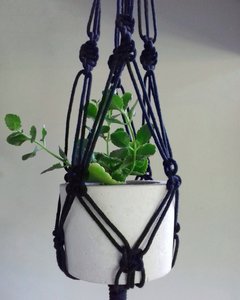 Hanger Macramê Suporte Plantas