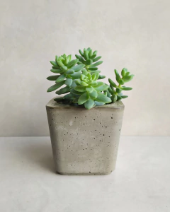 Vaso de Cimento Cachepot Quadrado