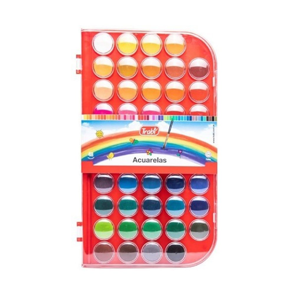 Acuarela estuche x12 colores + Pincel