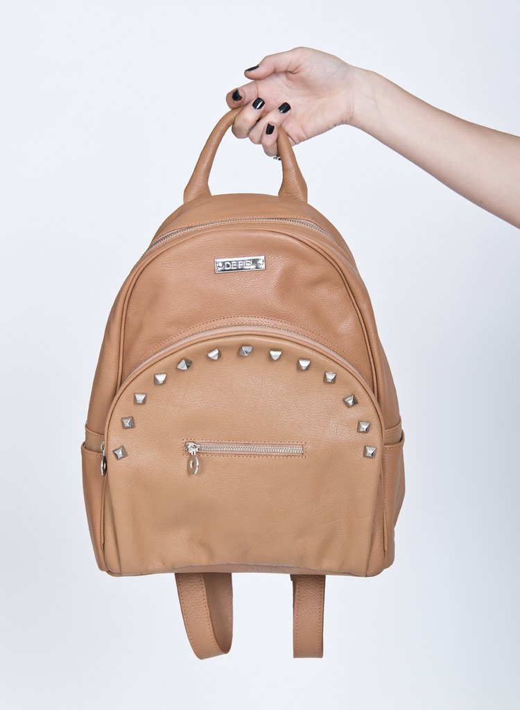 Mochila de Cuero Vacuno Grande! De Piel Carteras