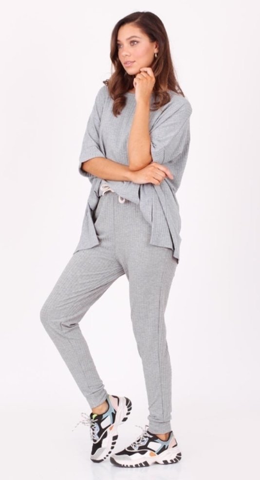 Babucha de morley de viscosa con bolsillos