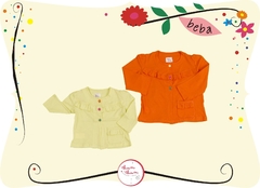 (Art.745) Saco Beba c/Volados y Botones de Colores