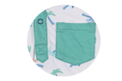 (Art.184) Body Chomba Estampado Palmeras - comprar online