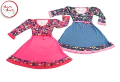 (Art.645) Vestido Flores con cinturón