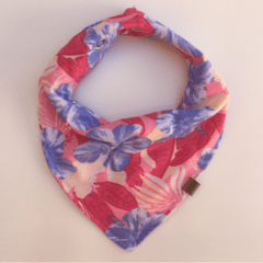 Bandana tropical fucsia