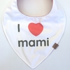 Babero Impermeable I love Mami