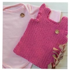 Chaleco Tini con volados - comprar online