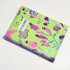 Sketchbook A4 - Green Flowers