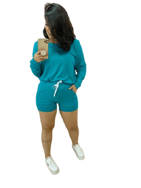 short pano mole com cinto