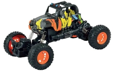 Carrinho De Controle Remoto Pickup Monster Truck - Azul - Polibrinq - Real  Brinquedos