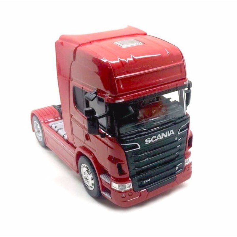 Kit 2 Caminhão de Coleção Trucado 6x2 Volvo Fh 500 + Scania R730