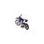 Miniatura Moto Yamaha Yz 450f Azul 1:12 - loja online