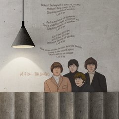 Let it be - Rollo. Vinilos decorativos