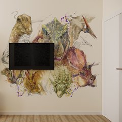 Mundo Jurásico - Rollo. Vinilos decorativos