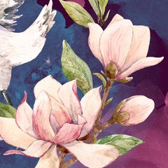 Branch of Magnolia - Rollo. Vinilos decorativos