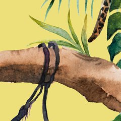 Leopardo Tropical - Rollo. Vinilos decorativos