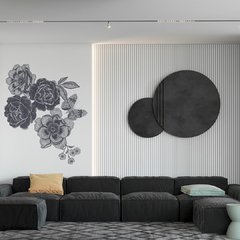 Flores B&N - Rollo. Vinilos decorativos