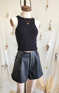 SHORT ZOE DE ECOCUERO - comprar online