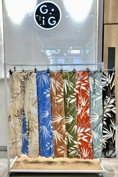 PALAZO NOAH LINO ESTAMPADO - Gig