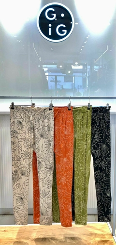 BABUCHA DE LINO ESTAMPADO - Gig