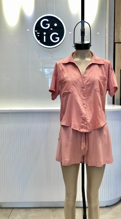 CAMISA LUNA LINO LISO - comprar online