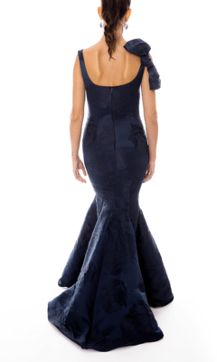 Vestido modelagem sereia em tafetá - Tam 36 - comprar online