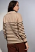 SWEATER CHOMBA CREAR RAYAS BEIGE - comprar online