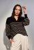SWEATER CHOMBA CREAR RAYAS NEGRO - comprar online