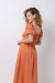 VESTIDO SANTORINI TERRACOTA - Pilar Buenos Aires Mayoristas