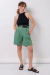 TOP CRETA CUELLO HALTER NEGRO - Pilar Buenos Aires Mayoristas